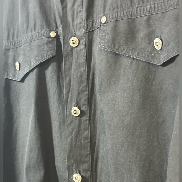 Versace classic V2 collection 90’s/2000’s everyday wear faded black shirt L - Picture 10 of 16